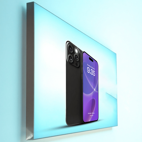 caja de luz textil