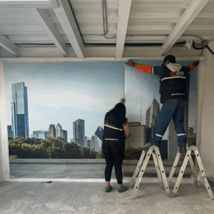 Servicio de brandeo de pared