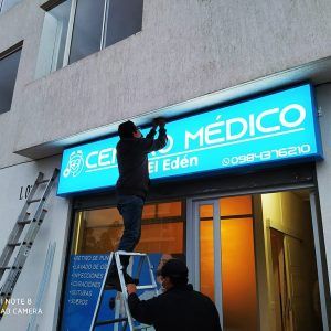 instalación rótulos